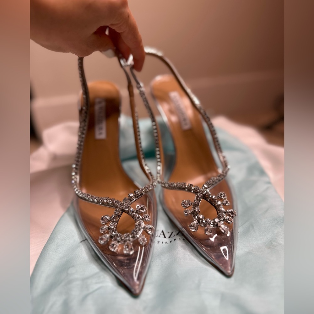 Aquazzura Seduction Crystal Pump 105 - Picture 4 of 6